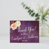 Die Romantik der blühenden Hochzeitskollektion Ankündigungspostkarte (Stehend Vorderseite)