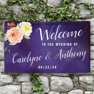 Die Romantik der blühenden Hochzeitskollektion Banner