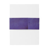 Die Romantik der blühenden Hochzeitskollektion Einladungsbanderole (Rückseitenbeispiel)