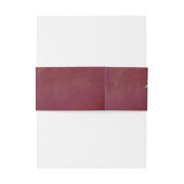 Die Romantik der blühenden Hochzeitskollektion Einladungsbanderole (Rückseitenbeispiel)