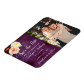 Die Romantik der blühenden Hochzeitskollektion Magnet (Linke Seite)