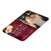 Die Romantik der blühenden Hochzeitskollektion Magnet (Linke Seite)