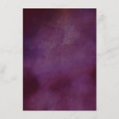 Die Romantik der blühenden Hochzeitskollektion Menükarte (Rückseite)