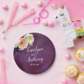 Die Romantik der blühenden Hochzeitskollektion Pappteller (Party)