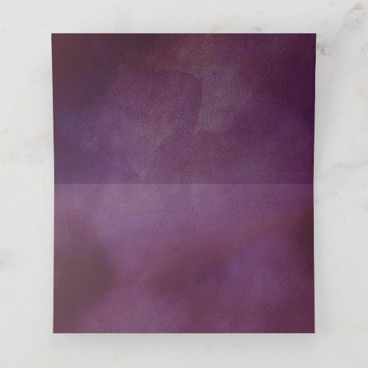 Die Romantik der blühenden Hochzeitskollektion Platzkarte (Innenseite Aufgefaltet)