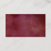 Die Romantik der blühenden Hochzeitskollektion Platzkarte (Rückseite)