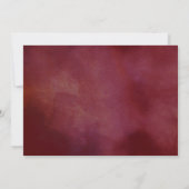 Die Romantik der blühenden Hochzeitskollektion Save The Date (Rückseite)