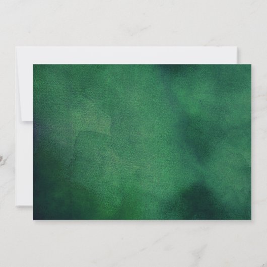 Die Romantik der blühenden Hochzeitskollektion Save The Date (Rückseite)