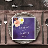 Die Romantik der blühenden Hochzeitskollektion Serviette