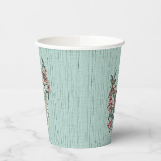 Die Romantik der Seidenaqua Pappbecher (Links)
