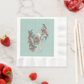 Die Romantik der Seidenaqua Serviette (Beispiel)