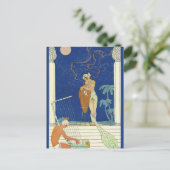 Die Romantik des Parfums Ägypten von George Barbie Postkarte (Stehend Vorderseite)