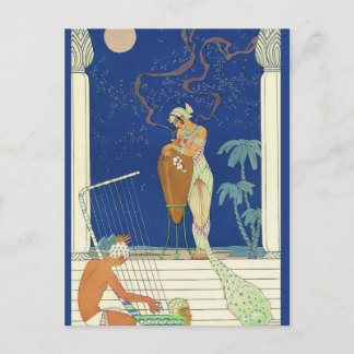 Die Romantik des Parfums Ägypten von George Barbie Postkarte