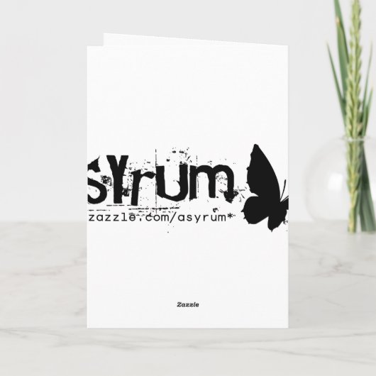 die romantisch feiertagskarte (Rückseite)