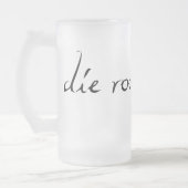 die romantisch mattglas bierglas (Links)