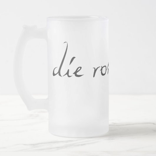 die romantisch mattglas bierglas (Links)