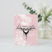 die romantisch postkarte (Stehend Vorderseite)