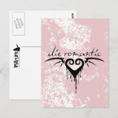 die romantisch postkarte (Vorne/Hinten)