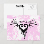 die romantisch postkarte (Vorne/Hinten)