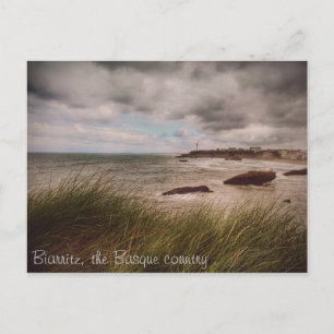 Die romantische Biarritz Postkarte