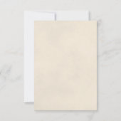 Die romantische Hochzeit der Elfenbeinküste Save The Date (Rückseite)