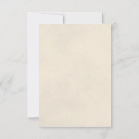 Die romantische Hochzeit der Elfenbeinküste Save The Date (Rückseite)