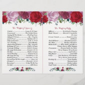 Die romantische Hochzeitskollektion der Blumen (Rückseite)