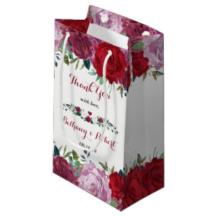 Die romantische Hochzeitskollektion der Blumen Kleine Geschenktüte