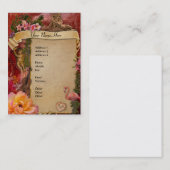 Die romantischste aller Zeiten Visitenkarte (Vorne/Hinten)