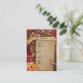 Die romantischste aller Zeiten Visitenkarte (Stehend Vorderseite)