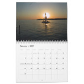 Die romantischsten Sonnenuntergänge Kalender (Feb 2027)