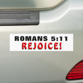 Die Römer 5:11 freuen sich! Autoaufkleber (Auf Auto)