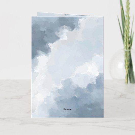 Die Römer 8:38-39 Liebe des Christlichen Bibelvers Karte (Rückseite)