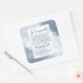 Die Römer 8:38-39 Liebe des Christlichen Bibelvers Quadratischer Aufkleber (Umschlag)