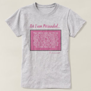 Die Römer 8:38 Nichts kann uns von der Götter-Lieb T-Shirt