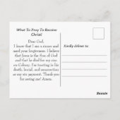 Die Römer Straße Sinner's Gebet Gold Black Postkarte (Rückseite)