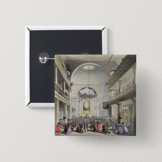 Die römisch-katholische Kapelle, Lincolns Button (Vorne & Hinten)