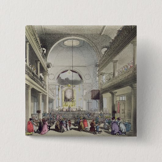 Die römisch-katholische Kapelle, Lincolns Button (Vorderseite)