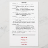 Die römische Straße Flyer (Hinten)