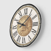 Die römische Uhr für die römischen Zahlen der Scha (Winkel)