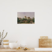 Die römischen Bäder, 1848 Poster (Küche)