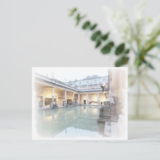 Die römischen Bäder, das Bad Postkarte (Stehend Vorderseite)