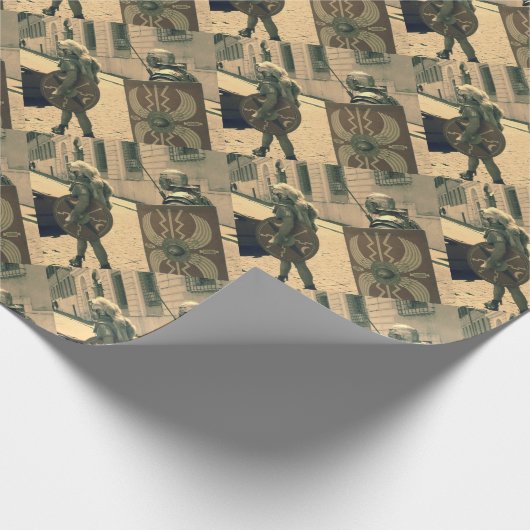 Die römischen Gladiatoren Geschenkpapier (Ecke)