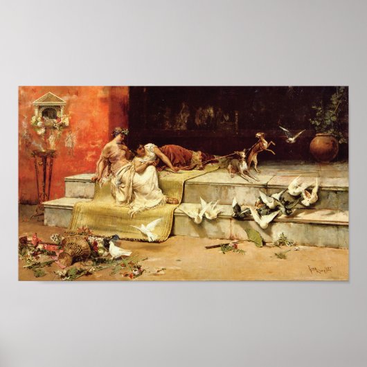 Die römischen Maidens von Juan Luna. Poster (Vorne)