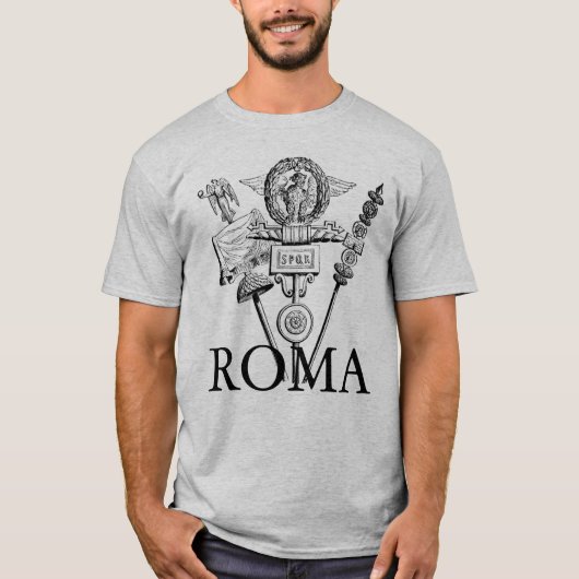 Die römischen Standards (2 mit Seiten versehen) T-Shirt (Vorderseite)