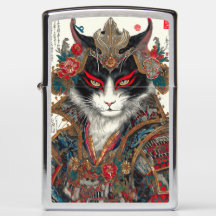 Die Ronin Cat | Ukiyo-e Samurai Warrior