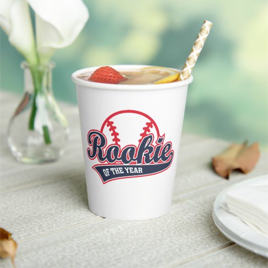 Die Rookie des Jahres Pappbecher (In Situ)