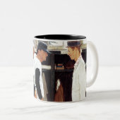 Die Rookie Zweifarbige Tasse (VorderseiteRechts)