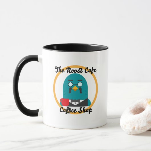 Die roost-Café-Tasse Tasse (Mit Donut)