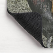 Die Rooster Crows Mousepad (Ecke)